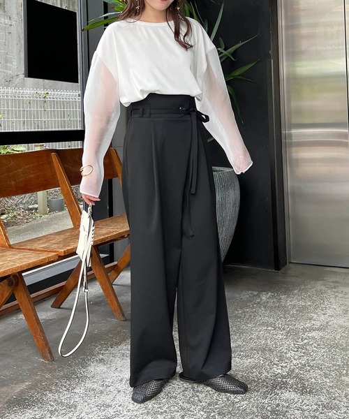 「CAPRICIEUX LE'MAGE」 パンツ 36 ブラック レディース_画像10