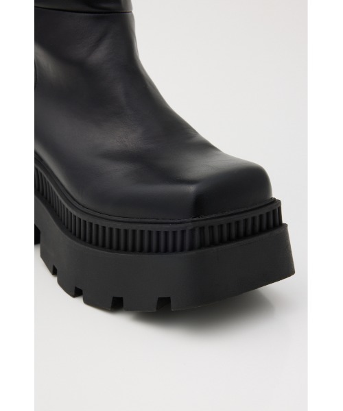 「SLY」 ロングブーツ MEDIUM ブラック レディース_画像6