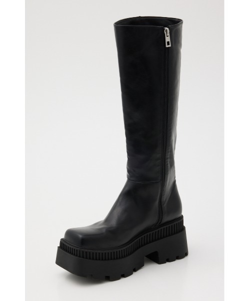 「SLY」 ロングブーツ MEDIUM ブラック レディース_画像7