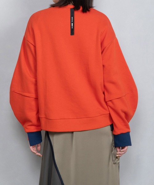 「MARECHAL TERRE」 スウェットカットソー MEDIUM オレンジ レディース_画像3