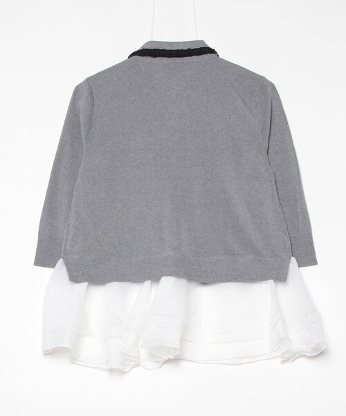 「UNITED ARROWS」 7分袖ニット FREE ブラック レディースの画像