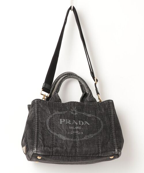 PRADA（プラダ） カナパ 2WAYバッグ - ブラック レディース : ZOZOTOWN