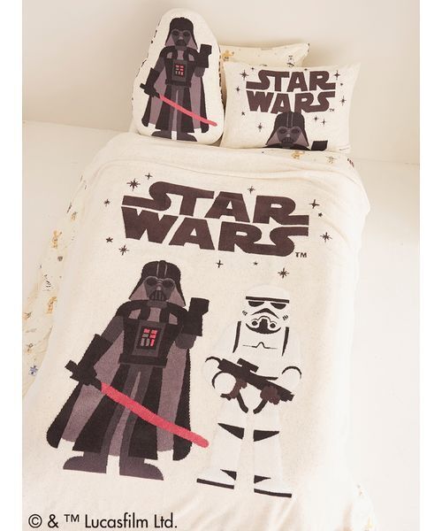新品 gelato pique STAR WARS ベッドカバー 枕カバー gelato pique Sleep ベッド 寝具 「STAR WARS」「Sleep」ジャガード