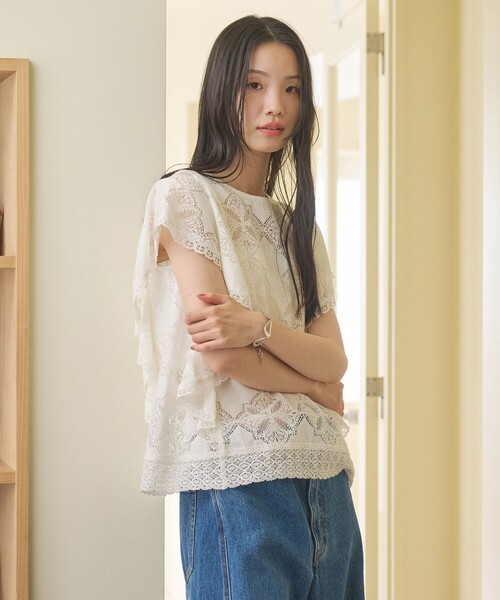 BEAUTY＆YOUTH UNITED ARROWS ブラウス シャツ 半袖 「WEB限定 