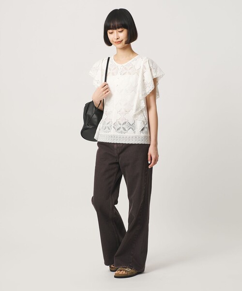 BEAUTY＆YOUTH UNITED ARROWS ブラウス シャツ 半袖 「WEB限定 