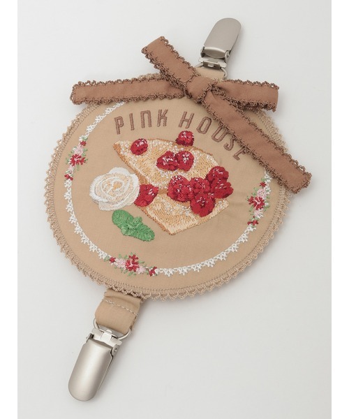 PINK HOUSE（ピンクハウス） ブローチ クレープリー刺繍ワッペン