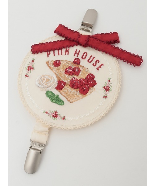 PINK HOUSE（ピンクハウス） ブローチ クレープリー刺繍ワッペン