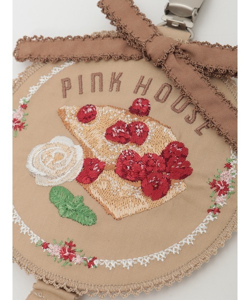 PINK HOUSE（ピンクハウス） ブローチ クレープリー刺繍ワッペン