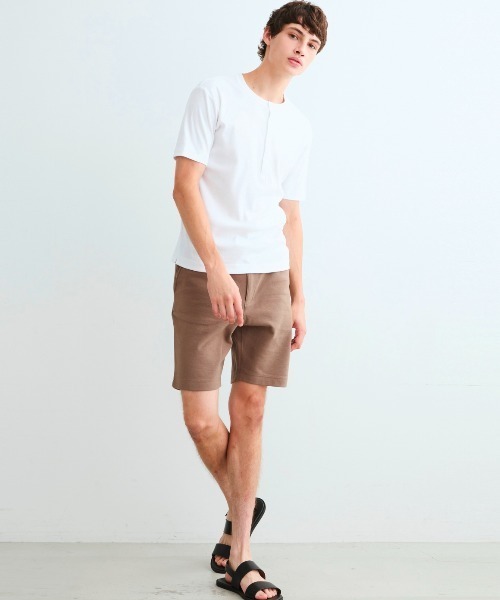 「three dots」 半袖Tシャツ SMALL ヘザーグレー メンズ_画像4