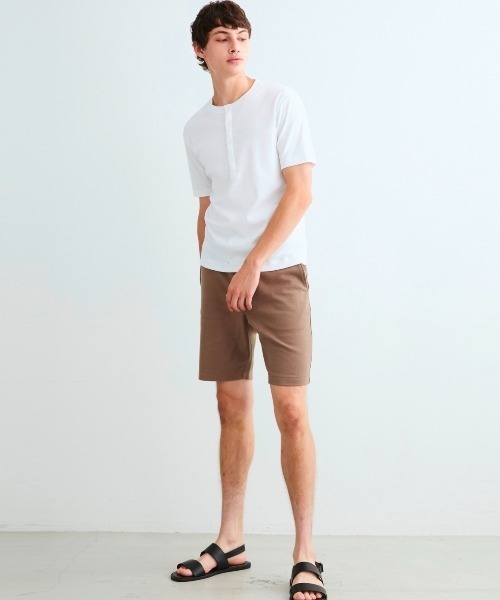 「three dots」 半袖Tシャツ SMALL ヘザーグレー メンズ_画像5