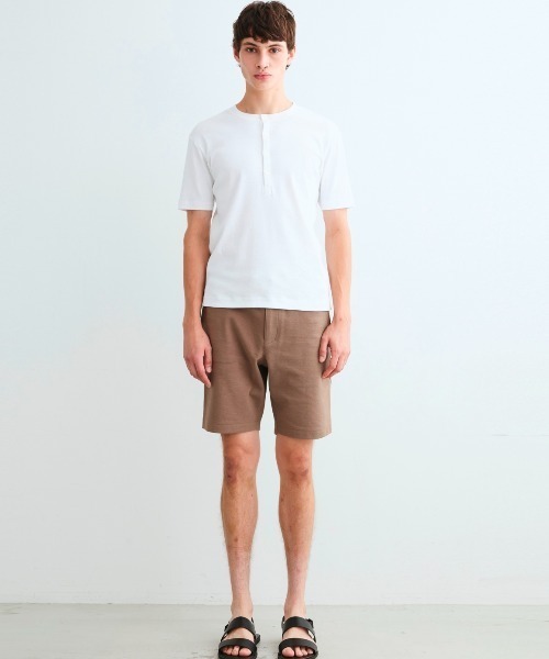 「three dots」 半袖Tシャツ SMALL ヘザーグレー メンズ_画像6