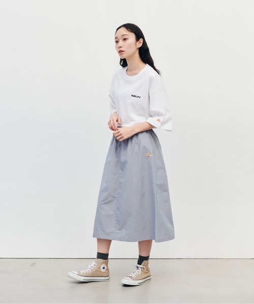 「KELTY」 スカート M グレー レディース_画像3