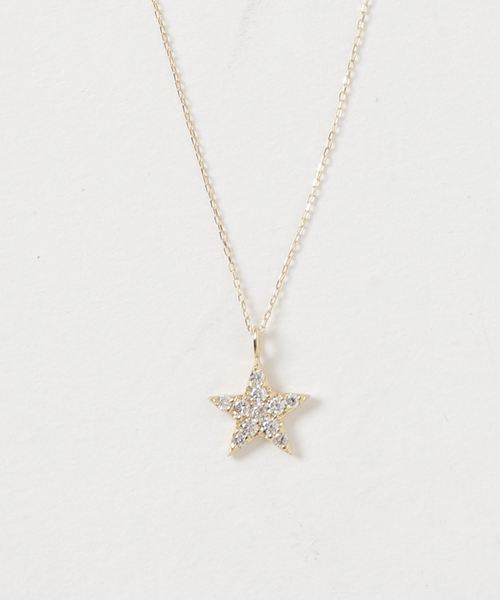 ネックレス K18ダイヤスターネックレス :32588858:ZOZOTOWN Yahoo!店