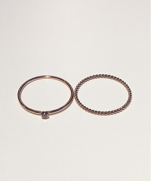Newport（KEEN） 指輪 リング Twisted Ring set 14Kゴールドフィルド