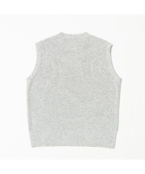 ロゴを ニット KLON KNIT RIB-VEST LOGO MOTTLED GRAY ZOZOTOWN PayPayモール店 - 通販 - PayPayモール えています