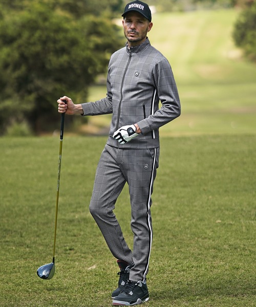 DIVINER GOLF グレー系チェック セットアップ L DIVINER GOLF ゴルフ 「DIVINER GOLF」グレンチェック/千鳥