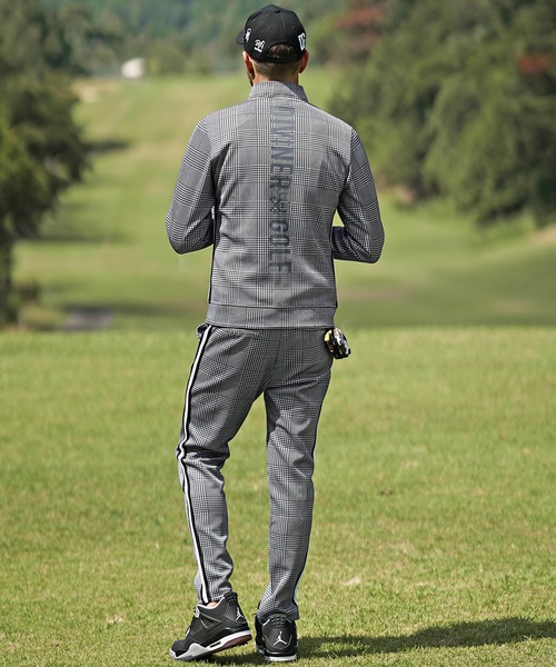 DIVINER GOLF グレー系チェック セットアップ L DIVINER GOLF ゴルフ 「DIVINER GOLF」グレンチェック/千鳥
