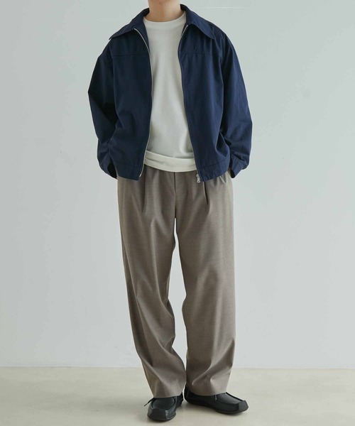 ADAM ET ROPE' ジャケット ブルゾン 【WEB限定】ビッグカラー