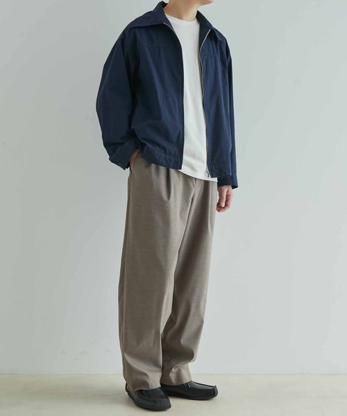 ADAM ET ROPE' ジャケット ブルゾン 【WEB限定】ビッグカラー