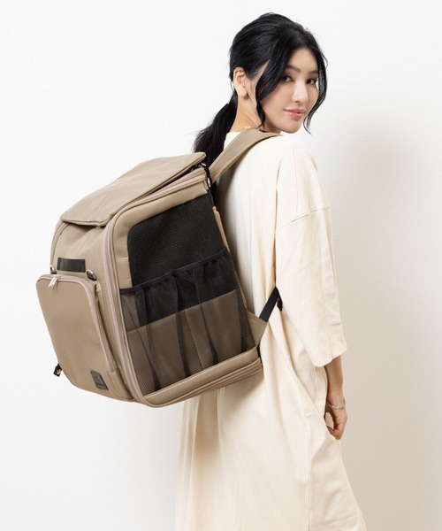 ONEKOSAMA 3WAYペットキャリーバッグ ベージュ ONEKOSAMA OINUSAMA 3WAYペットキャリーバッグ リュック 犬 猫