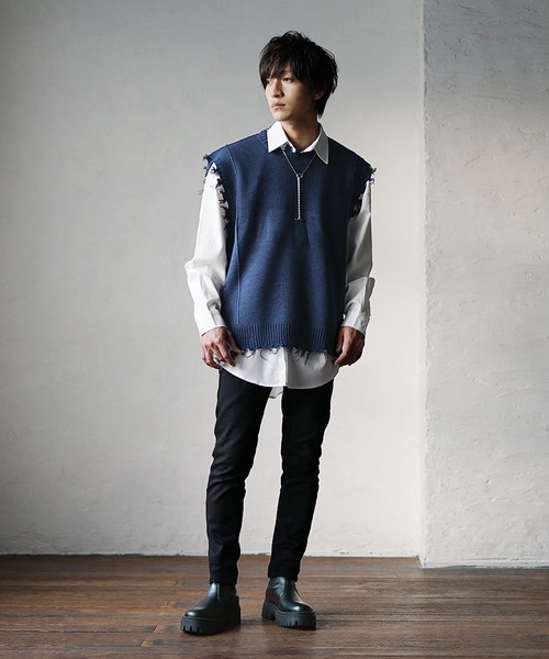 MinoriTY（マイノリティ） ベスト ジレ 「MinoriTY」ヴィンテージ