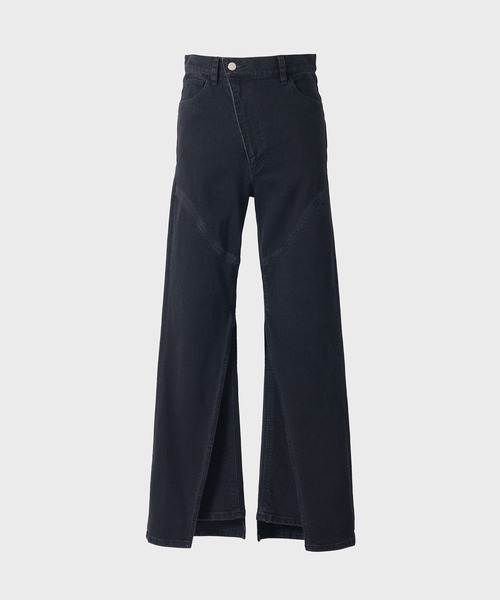 MUKAI ジーンズ 「MUKAI」LAYERED SLIM DENIM PANTS メンズ