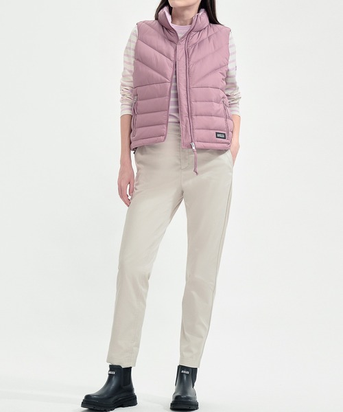 【すぐ届く】  カラーレスキルテッドダウンベスト エーグル AIGLE 撥水 スリーブレスベスト T-KIT （ブラック