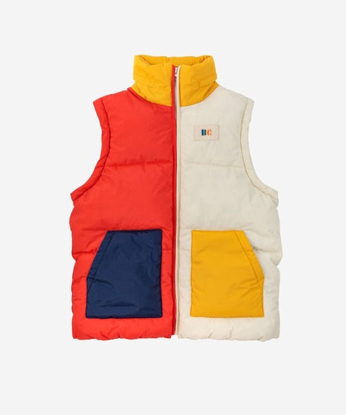 BOBO CHOSES コート アウター Color Block padded anorak キッズ
