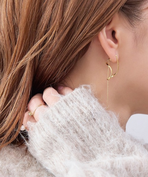 Phoebe ピアス 2wayグレースツイストラインピアス レディース 