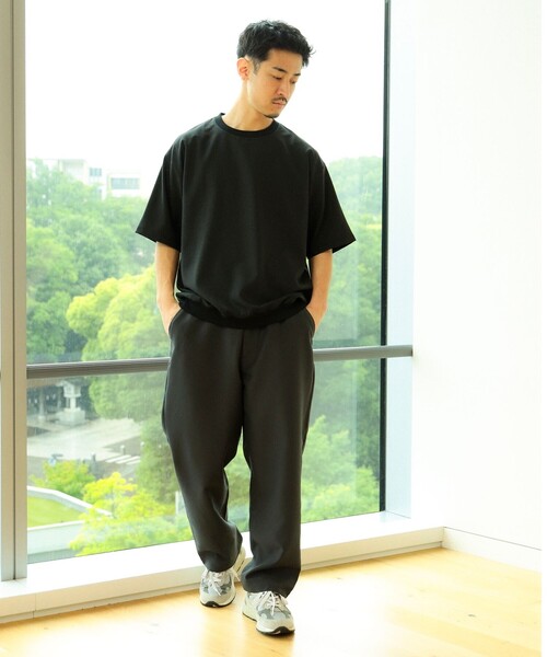 BEAMS HEART パンツ アンクル ワイド イージーパンツ「吸水速乾