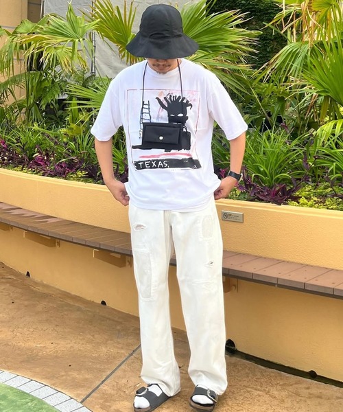 ジョンブル スラウチーパンツ AP237 ジーンズ デニム ストレッチ 白 SS Johnbull（ジョンブル） ジーンズ デニム デニムパンツ 8オンス