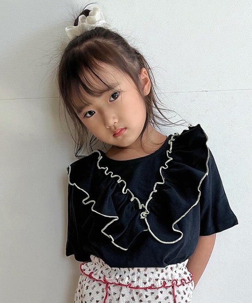 BREEZE tシャツ 2WAYフリルTシャツ キッズ 子供服 女の子 : ZOZOTOWN 