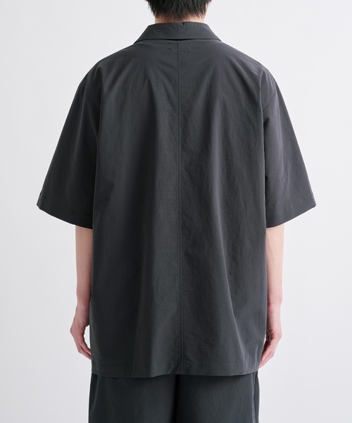 ATON シャツ 「ATON/エイトン」別注 STRETCH WOOLY NYLON S/S