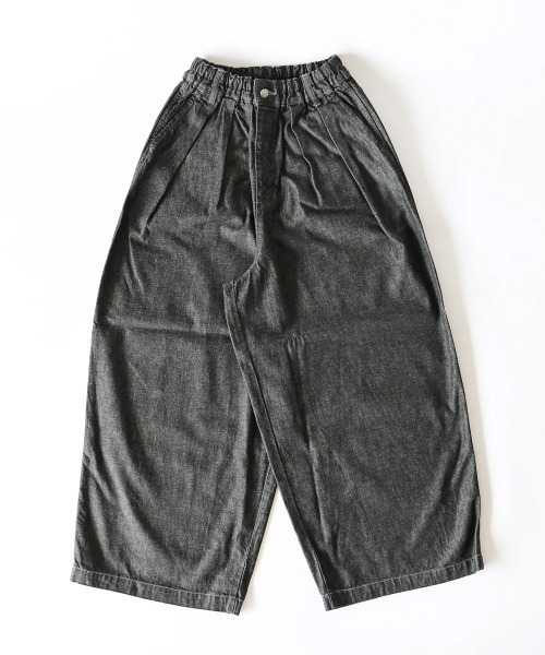 パンツ HARVESTY/BLACK DENIM CIRCUS BAGGY GRY BLACK DENIM CIRCUS BAGGY_GRAY FADE ブラックデニム サーカ