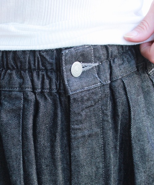 パンツ HARVESTY/BLACK DENIM CIRCUS BAGGY GRY BLACK DENIM CIRCUS BAGGY_GRAY FADE ブラックデニム サーカ