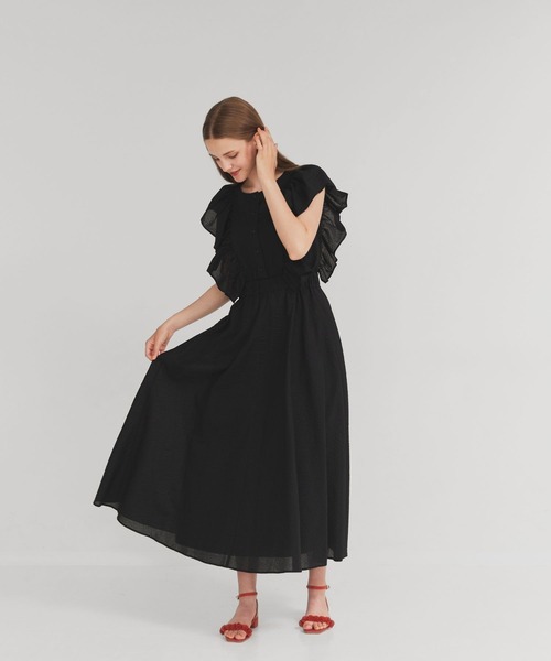 美品　Palma Martin ワンピース ハイネック／ヒョウ柄マキシワンピース｜allamanda(アラマンダ