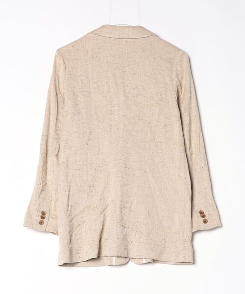 Demi-Luxe BEAMS」 テーラードジャケット 38 ベージュ レディース 