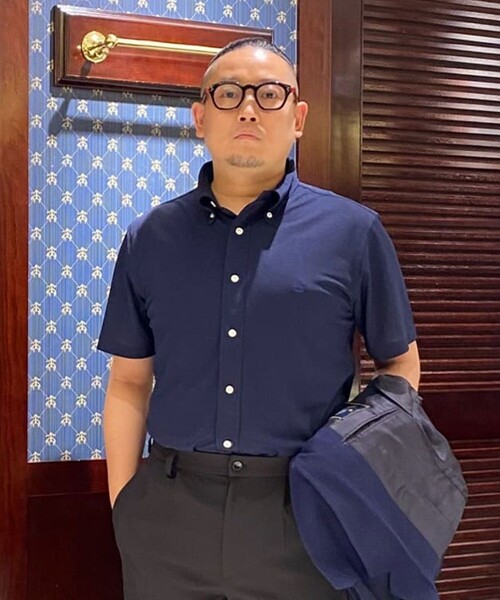スコットクラブ購入 ショート丈シャツ BROOKS BROTHERS シャツ オンラインストア限定ポリエステル GF