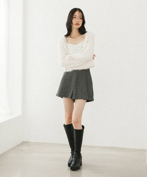 Heather ブーツ スクエアストレッチロングブーツ 138307