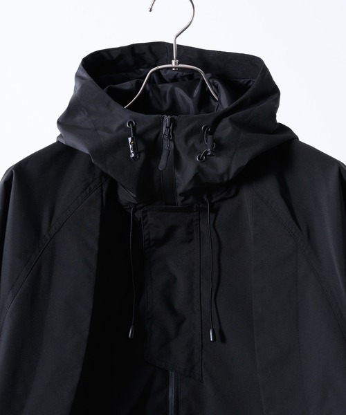 【レアカラー】BILLVAN ビルバン 撥水防風マウンテンパーカー 黒✕紫 L BILLVAN 撥水 防風 2トーンカラー マウンテンパーカー メンズ