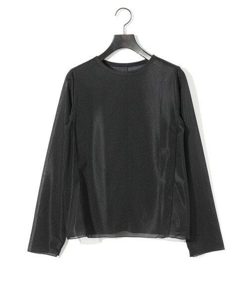 tシャツ MIDIUMISOLID for Ladies クルーネックシアープルオーバー レディース MIDIUMISOLID tシャツ for Ladies クルーネックシアープル