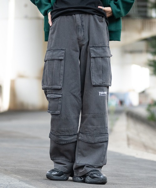THRASHER（スラッシャー） ワイドパンツ ジーンズ 「3」「THRASHER