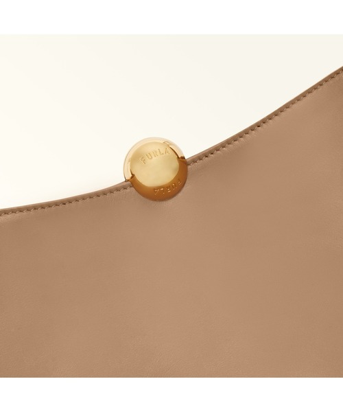 ショルダーバッグ・ポシェット Furla Soft Structured Brown Shoulder Bag FURLA ショルダーバッグ バッグ SFERA SOFT M SHOULDER BAG