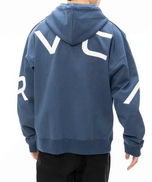 RVCA ビックブルゾン OUTLET】RVCA メンズ FAKE RVCA ZIP HD パーカー BLK 【2024年