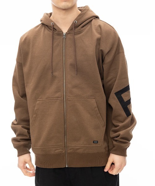 RVCA パーカー メンズ FAKE ZIP HD 「2024年秋冬モデル」/ルーカ