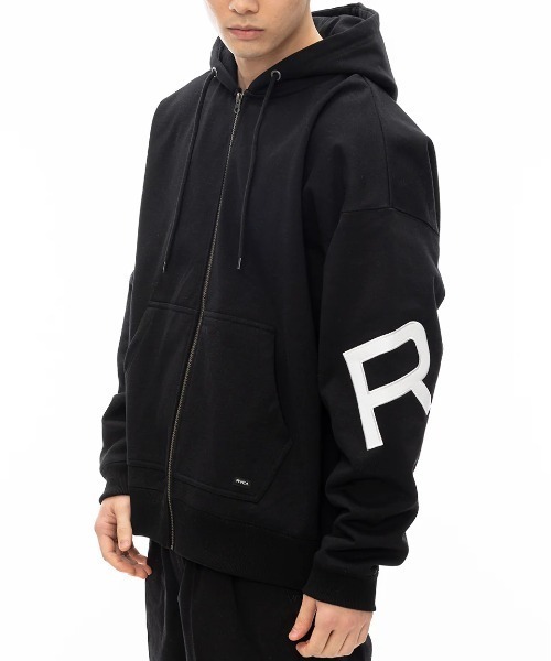 RVCA ビックブルゾン RVCA パーカー メンズ FAKE ZIP HD 「2024年秋冬モデル」/ルーカ