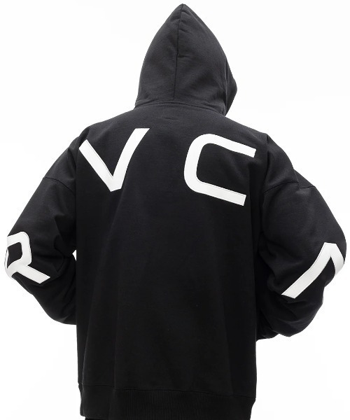 完売品RVCA バックロゴジップスウェットパーカー RVCA パーカー メンズ FAKE ZIP HD 「2024年秋冬モデル」/ルーカ