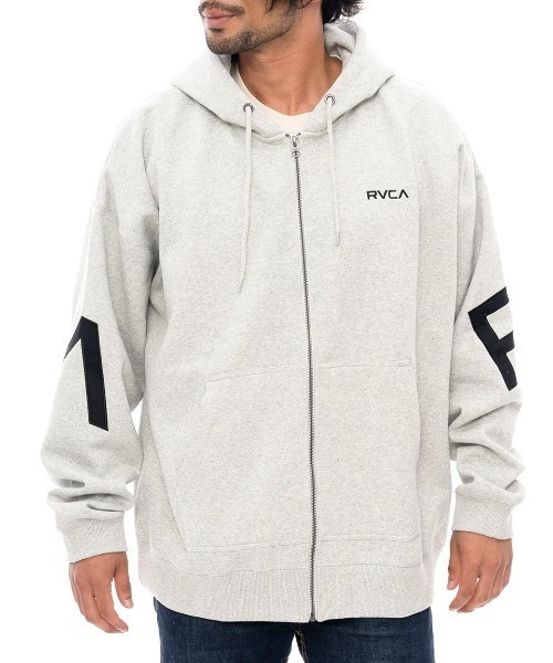 RVCA パーカー メンズ FAKE ZIP HD 「2024年秋冬モデル」/ルーカ