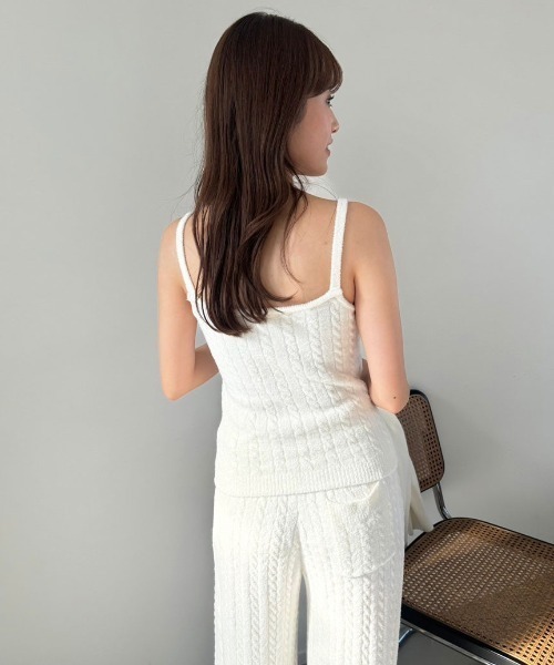 SNIDEL HOME パジャマ ルームウェア 「Milky」 ケーブルタンク
