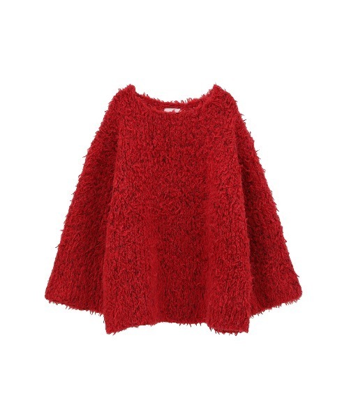 ニット セーター CLANE BEAR SHAGGY HAND KNIT TOPS 17106-2412 レディース CLANE ニット セーター BEAR SHAGGY HAND KNIT TOPS 17106-2412